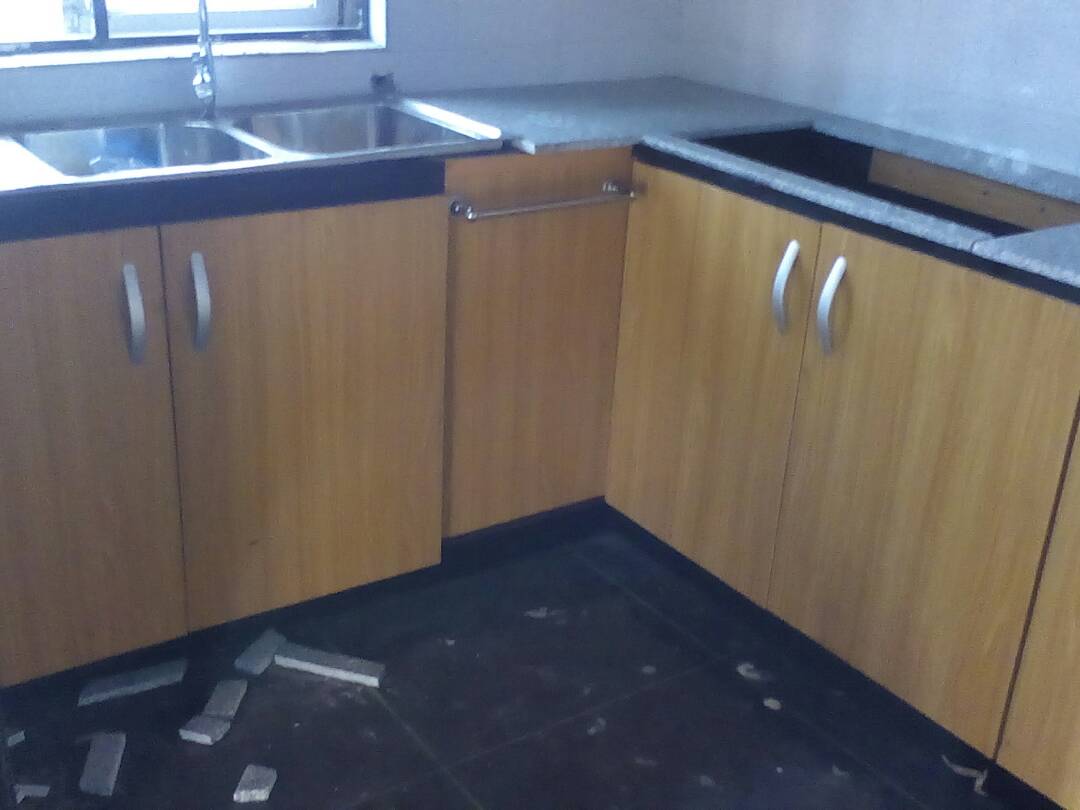 kitchen cabinet with marble top - properties - nigeria