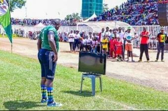 See How VAR Was Used In A Football Match In Kenya  (Hilarious Photo)