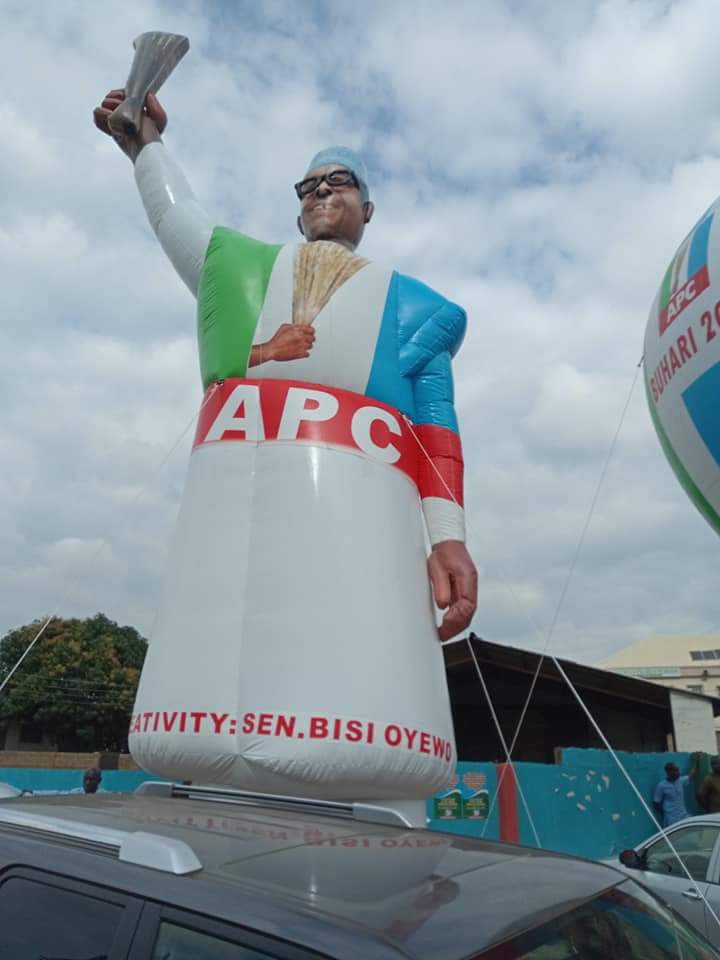 Buhari And Osinbajo 2019 Mascot Floats In Ilorin, Kwara State (Photos ...