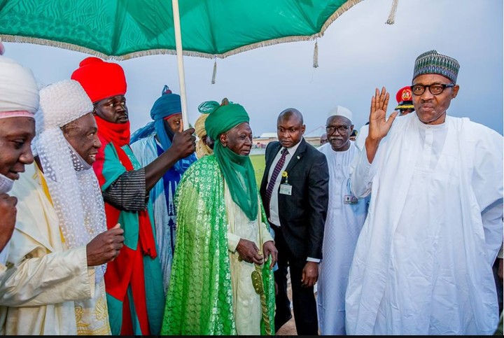 President Buhari Arrives For Eid El Kabir