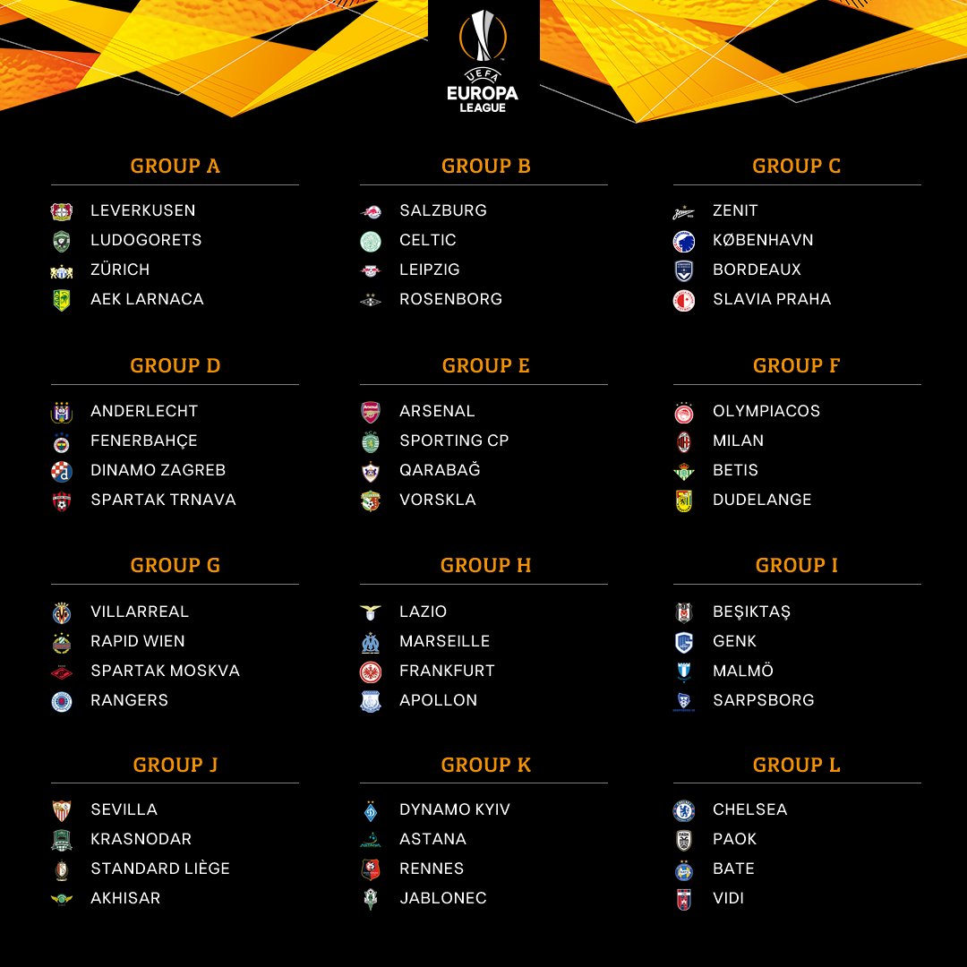 uefa league fixtures 2019