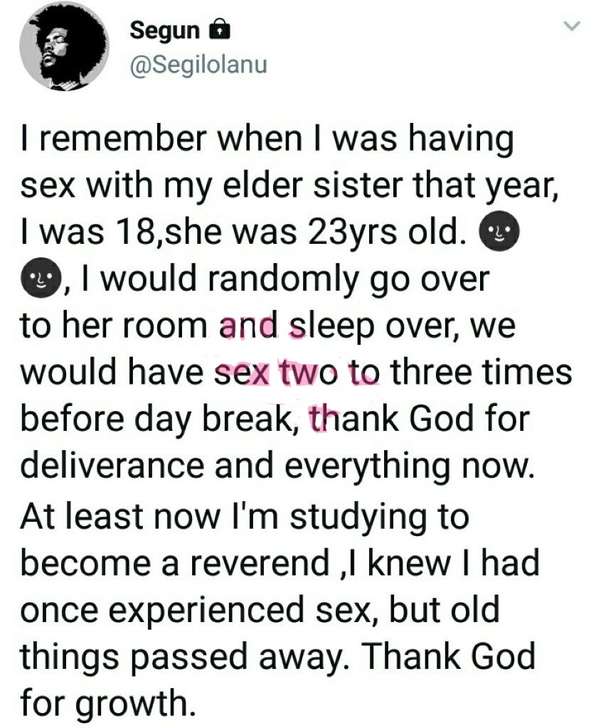 Man Shares How He Started Having Sex With His Sister 23 When He Was 18 Years Romance Nigeria
