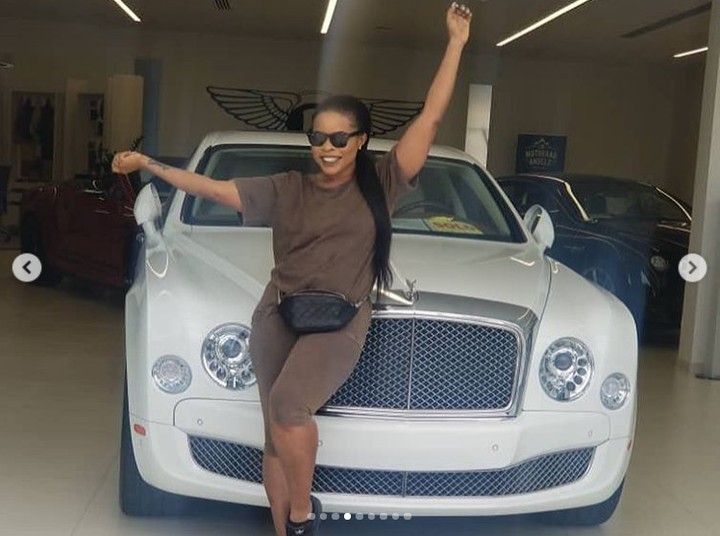 Image result for Linda Ikeji Buys A 120 Million Bentley Mulsanne For Her Son.