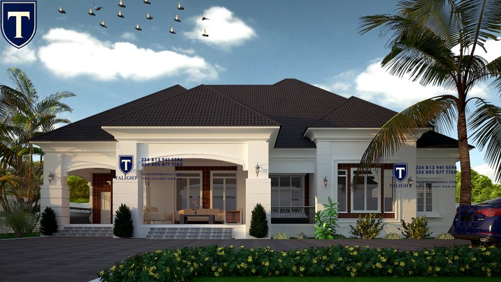 Proposed 4bedroom Bungalow Architectural Design 