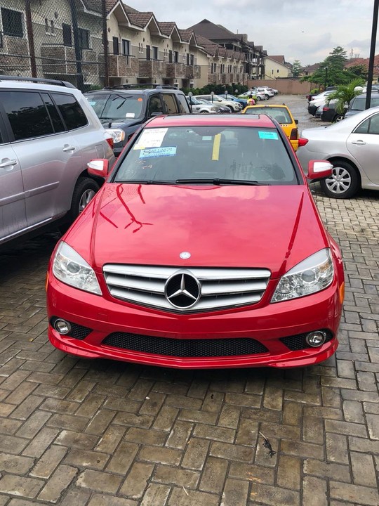 The Irresistible 2009 Mercedes Benz C300 In Blood Red With