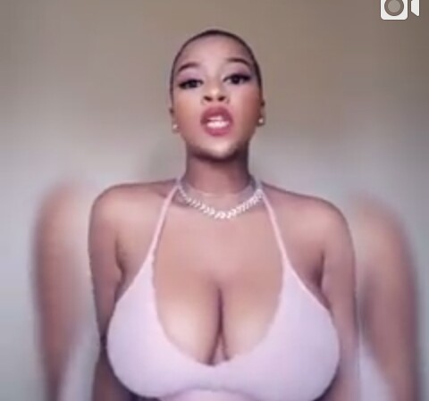 Founder of 'The Boob Movement' Chioma releases more topless photos; says  her breasts are natural