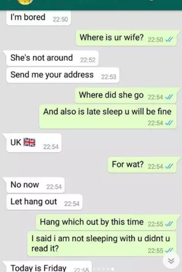 Sex chat messages examples