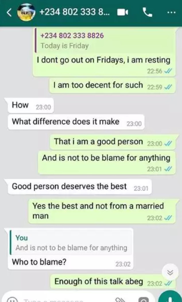 Dirty Whatsapp Chat Between Married Man And Lady Leaks Online (images) - Ro...