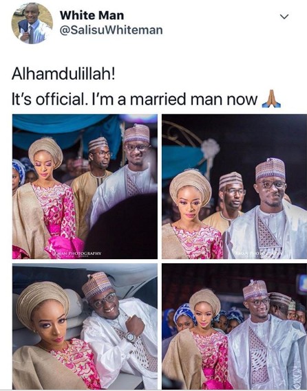  Happy Groom, Sad Bride: Photos Of A New Couple Have Got Nigerians Talking
