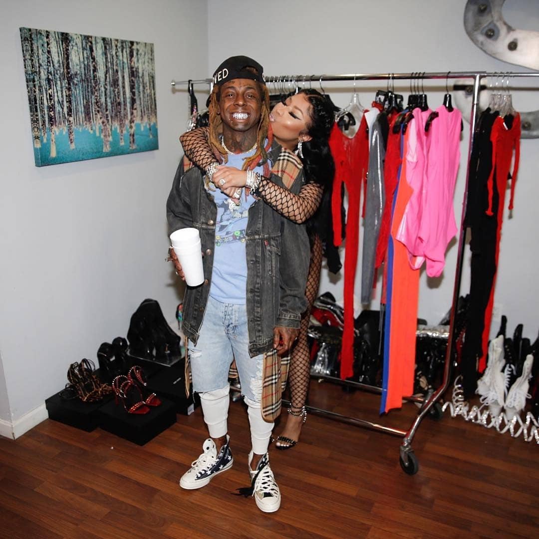Nick Minaj And Lil Wayne Hangs Out Together With Her Half Naked Outfit -  Celebrities - Nigeria