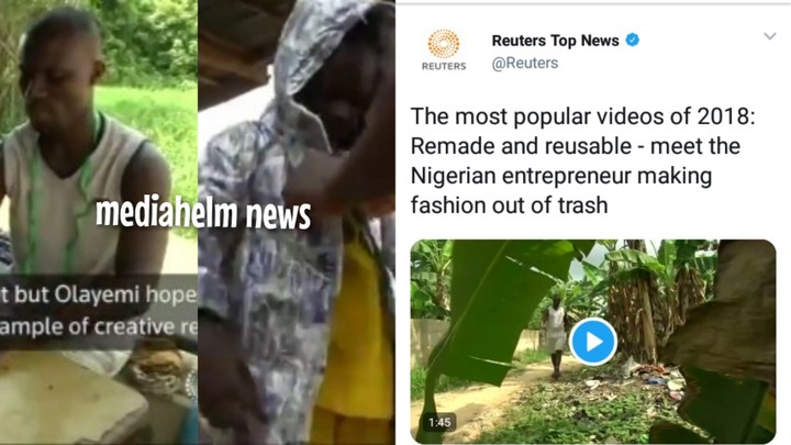 Meet Nigerian Enterpreneur Making Fashion Out Of Trash