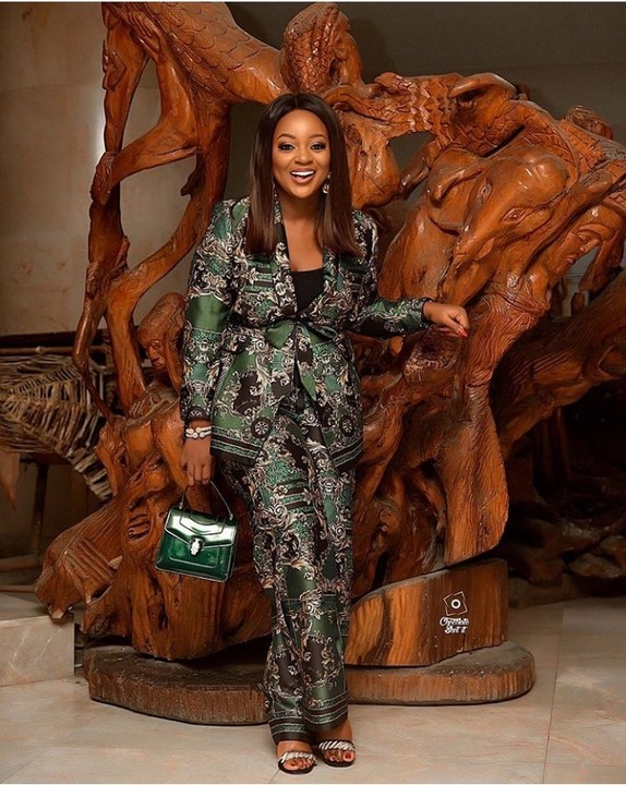 Jackie Appiah Looking Adorable In Floral Outfit - Celebrities - Nigeria