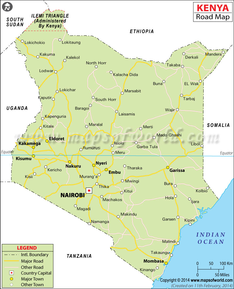Kenya City Map / Nairobi Kenya City Map in Retro | Kenya, City map ...