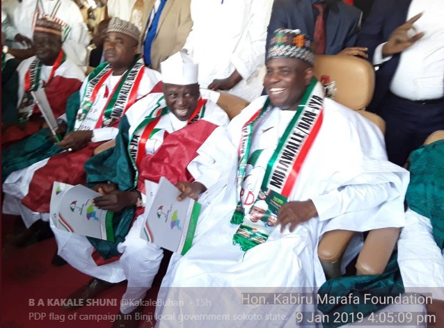 Gov Tambuwal Visits Sultan Of Sokoto As PDP Flag Off Campaign In Sokoto