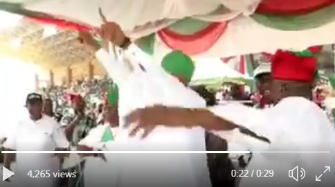  Saraki, Fayose In Dancing Spirit During Atiku Presidential Campaign In Ekiti