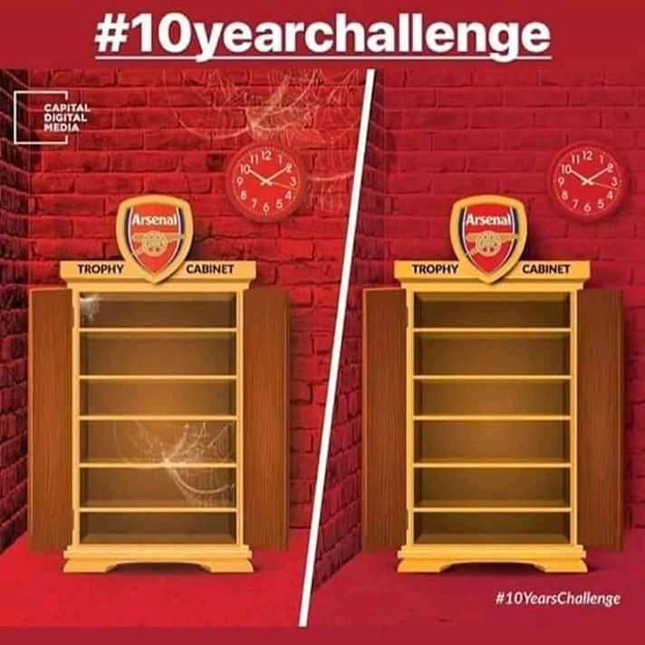 arsenal trophies