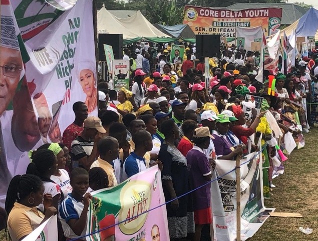 Pictures From Gov Okowa's Re-Election Launch 