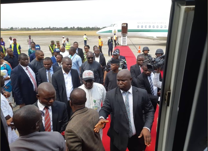 Osinbajo Arrives Edo State To Launches Tradermoni