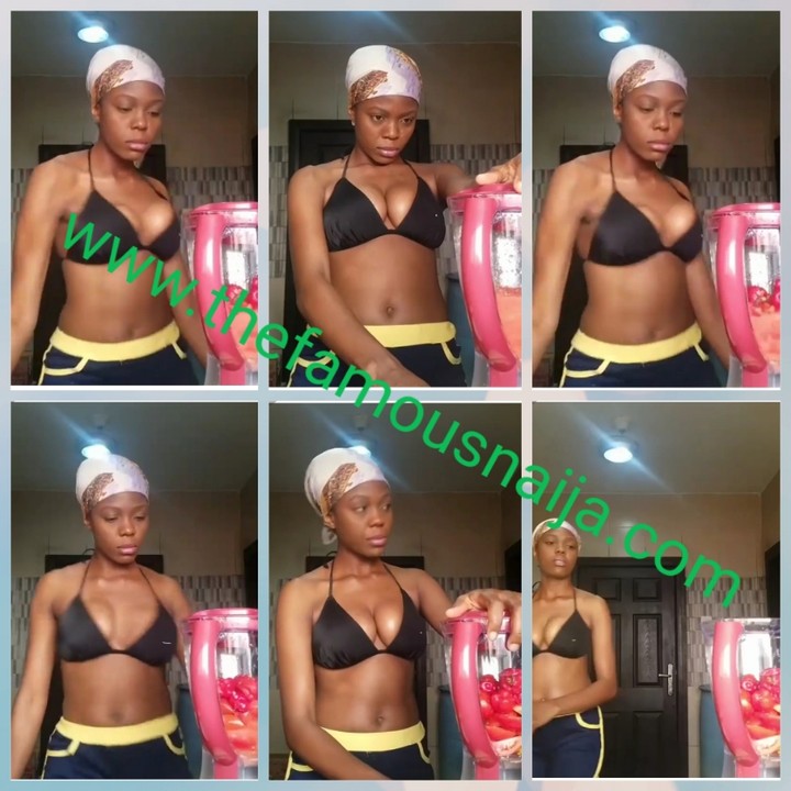 Lady Blasted By Nigerians For Shaking Her Boobs While Blending Tomatoes -  Romance - Nigeria
