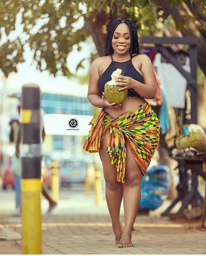 The beautiful and curvaceous actress, Moesha Boduong steps out in super hot...