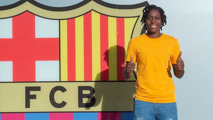 Asisat Oshoala joins FC Barcelona