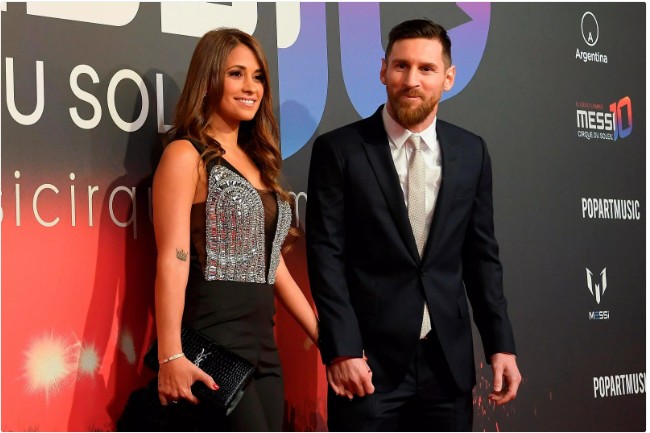 Messi’s Wife Supports Him As He Attends Movie Premier Of Himself ...