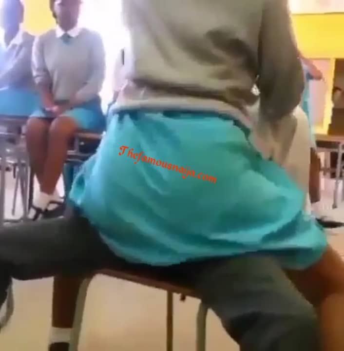 Secondary School Girl Twerks On Her Male Classmate 2