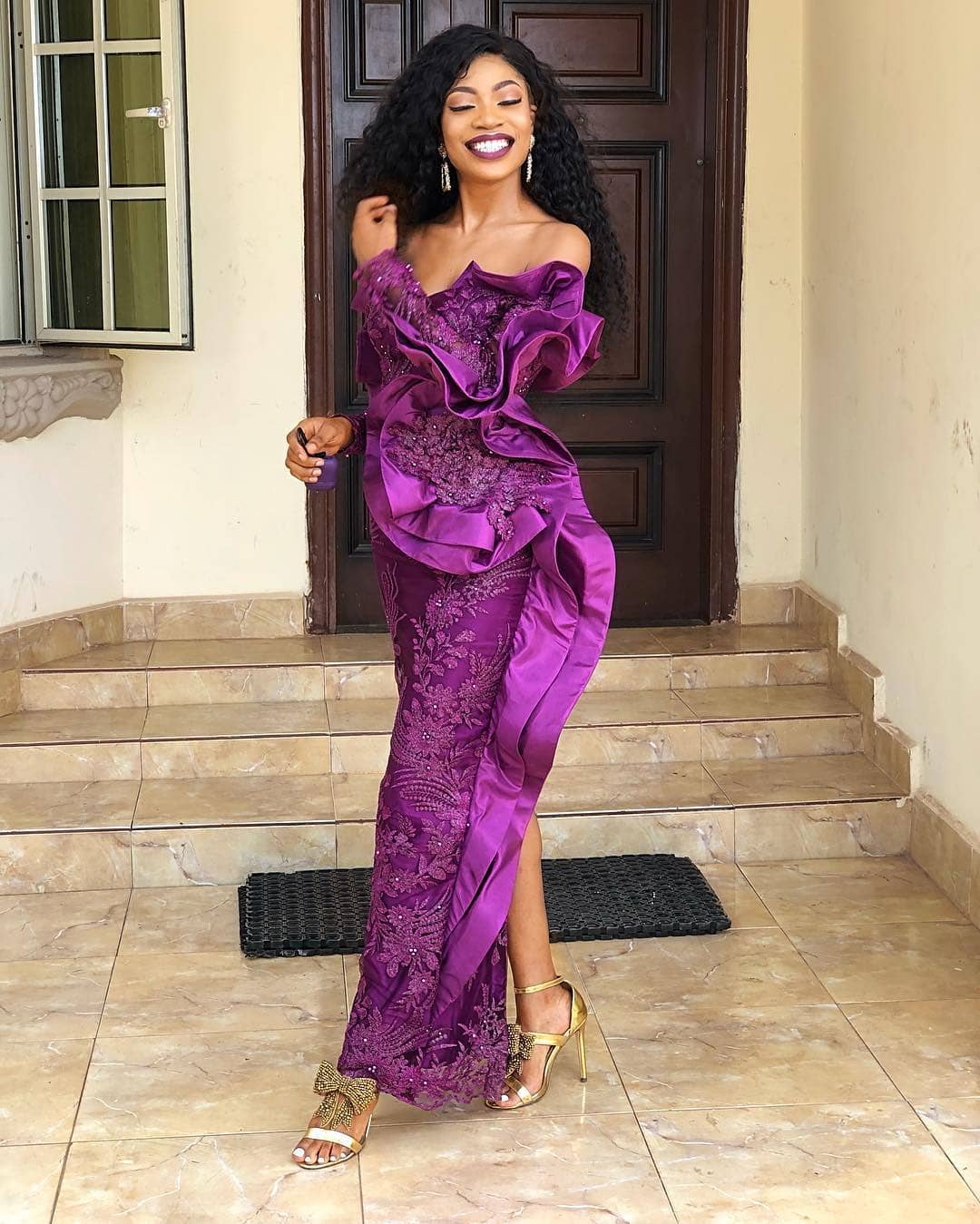 Top Aso Ebi Styles With Cord Lace For Nigerian Ladies 2019 + Dry Lace ...