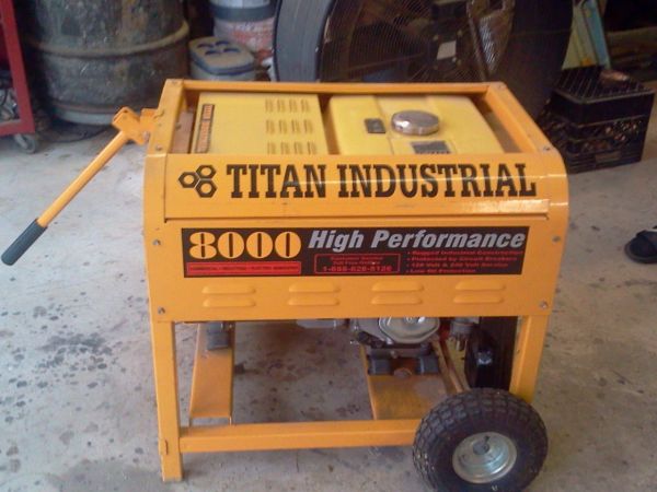 Brand new 8000 Watt Titan High Performance Generator. 8kva Asking N200