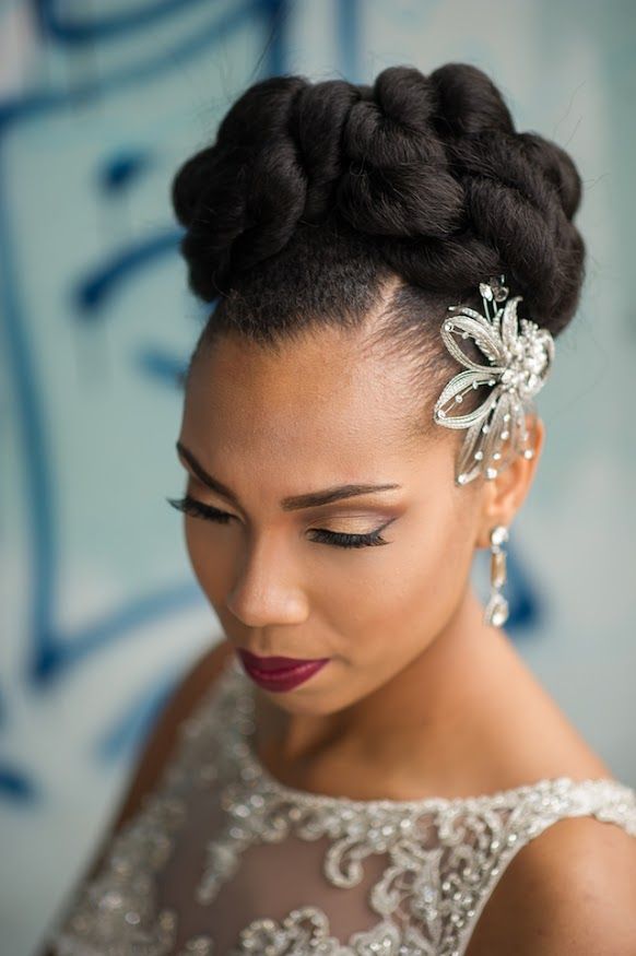 Stunning Bridal Hair Styles For Natural Hair - Fashion - Nigeria