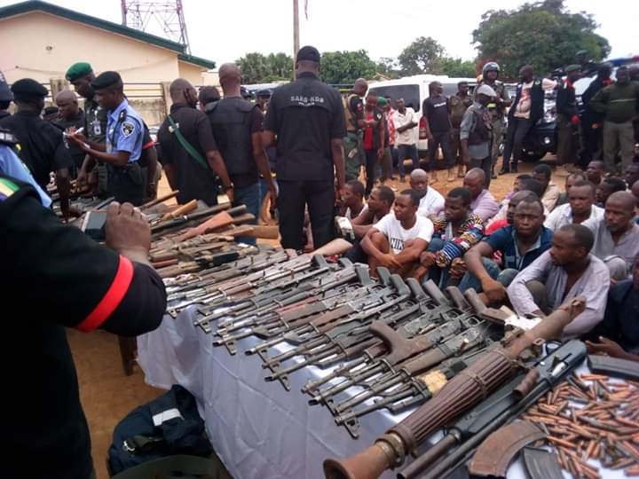 BREAKING: Police Parade 93 Suspected Kidnappers, Recover 35 AK47 Rifles 9412503_img20190517wa0013_jpegf0668d89ef766657742c646d61036011