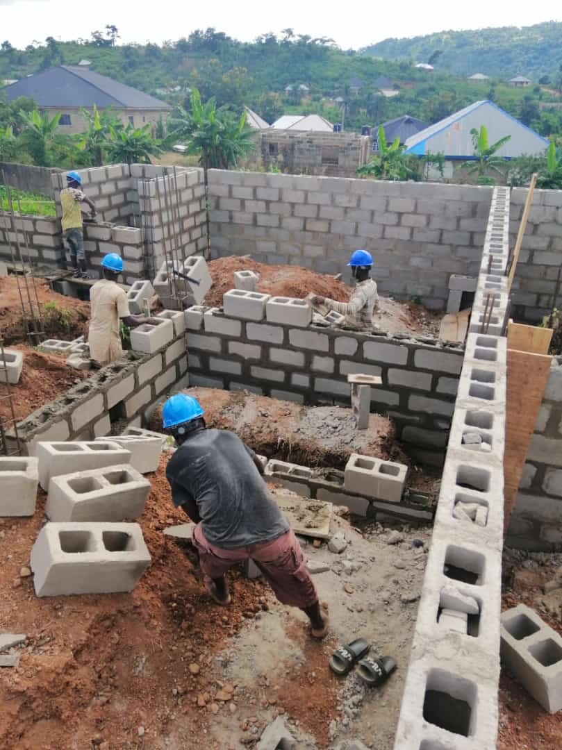 Construction Of A 5bedroom Bungalow With Pent Ado Ekiti 