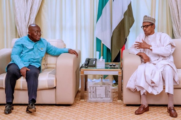 Buhari Meets Ghanian President In Abuja [Photos]