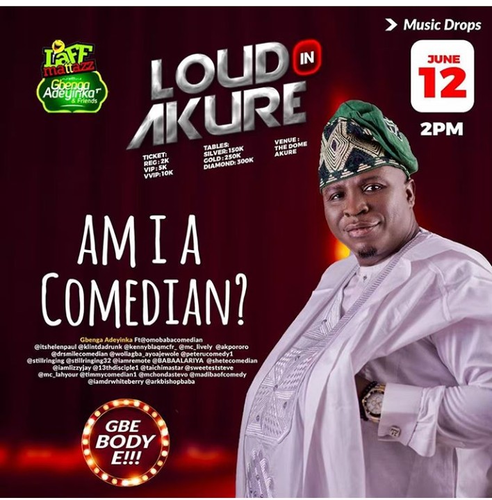 Comedian Gbenga Adeyinka Visits Gov Akeredolu Ahead Of His Comedy Show In Akure Celebrities