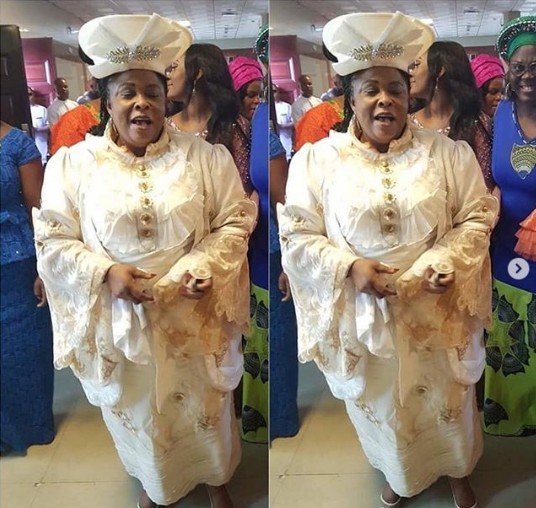 Jonathan Wife, Patience Steps Out In Style For A Child Dedication Event [Photos]