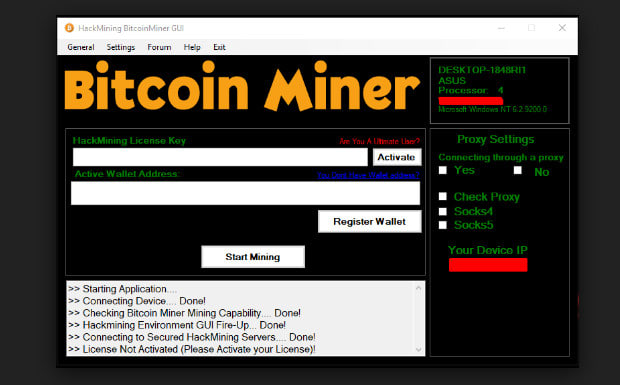 blockchain bitcoin miner pro