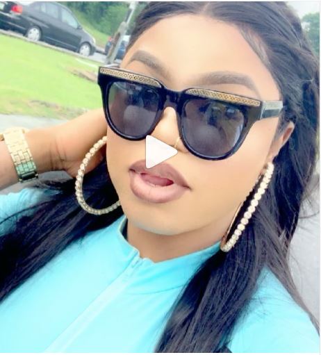Bobrisky Blast Nigerians, Reacts To Riding On A Motorcycle And Trying To Hide