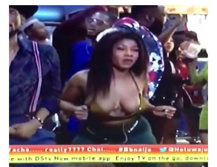 BBNaija: Tacha Suffers Nip Slip During Saturday Night Party (Photos) -  Celebrities - Nigeria