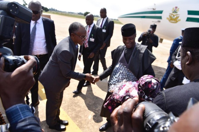Gov. El-Rufai Received Vice Pres. Osinbajo In Kaduna [Photos]