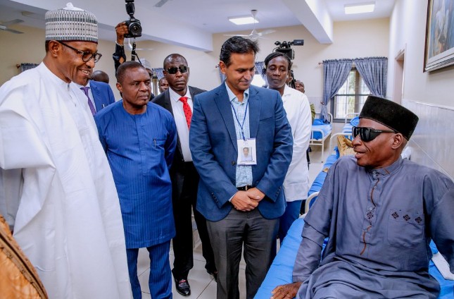 President Buhari Commissions Tulsi Chanrai Foundation Eye Hospital [Photos]