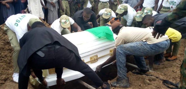 Photo From Precious Owolabi Full NYSC Burial Today