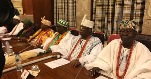 Buhari Hosts South West Monarchs [Photo]