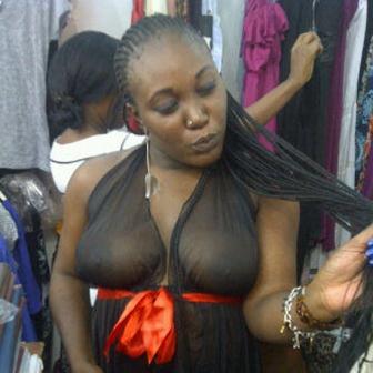 Girl Goes Shopping Without Bra - Fashion - Nigeria